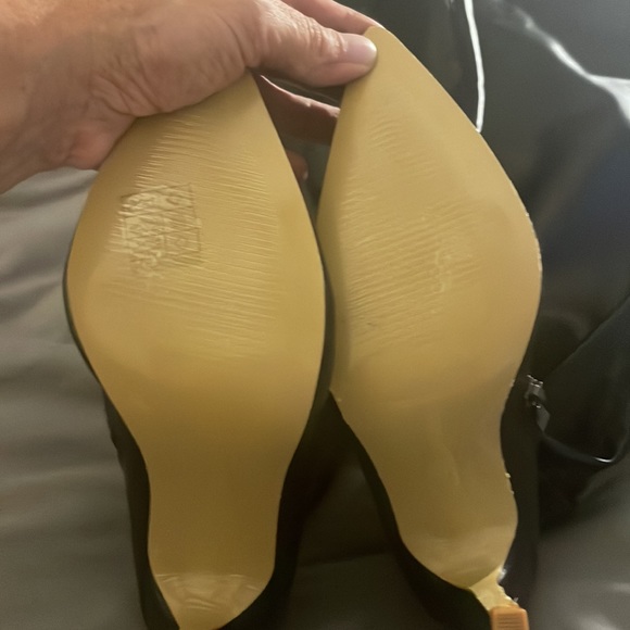 Pre-black Friday sale black thigh high leather boots - Picture 2 of 9